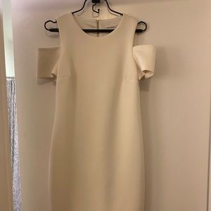 Calvin Klein white dress. Size 12 petite.
